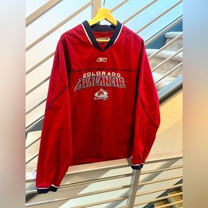 Colorado avalanche, pullover, windbreaker women’s medium